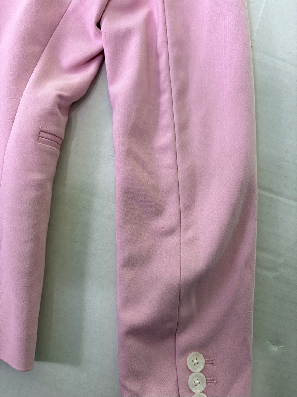 Express Pink One Button Blazer Womens Size 2 Career Office Barbiecore NWT - Picture 14 of 16